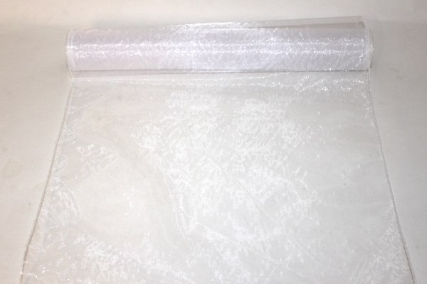 Picture of White organza fabric 40cm(approx) x 10m